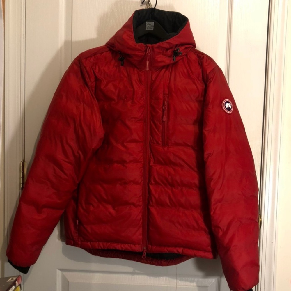 Canada Goose Red Puffer Jacket
